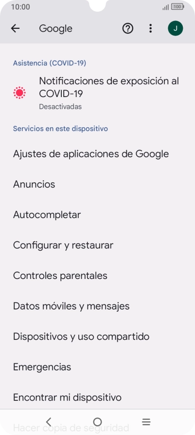 Pulsa Encontrar mi dispositivo.