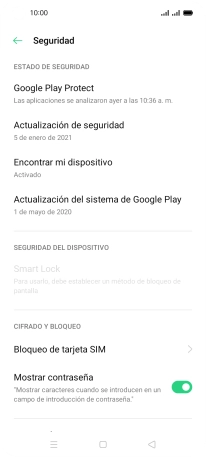 Pulsa Bloqueo de tarjeta SIM.