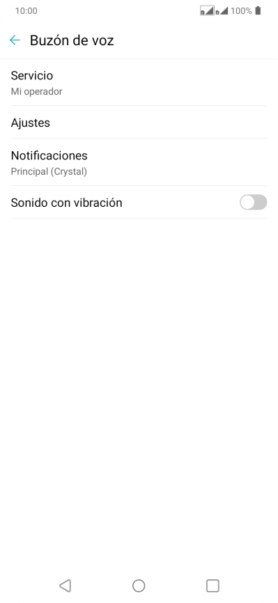 Pulsa Ajustes.