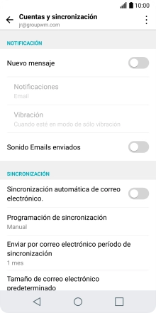 Pulsa el indicador junto a 