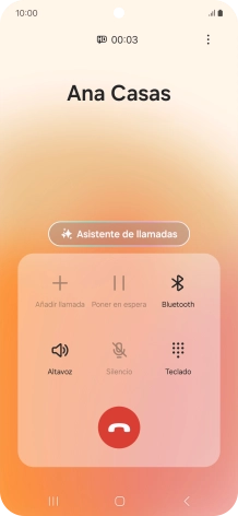 Pulsa Asistente de llamadas cuando tengas una llamada en curso.