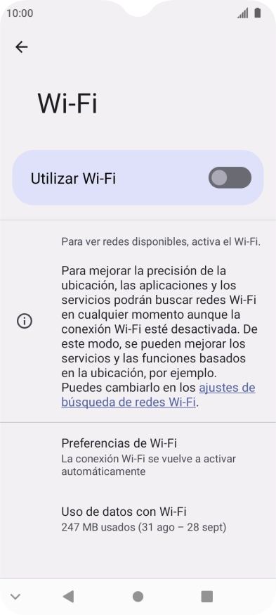 Pulsa el indicador junto a 