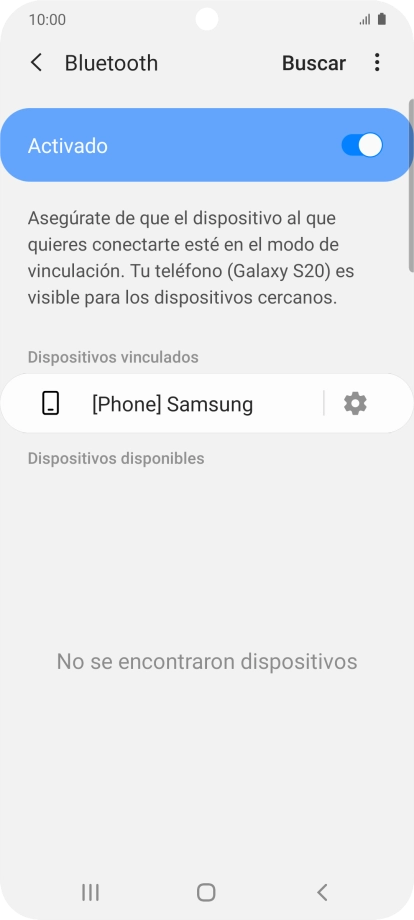 Pulsa la tecla de inicio para terminar y regresar a la pantalla de inicio.