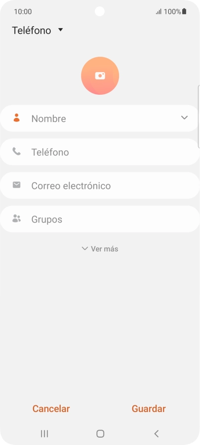 Pulsa la lista desplegable de la guía.