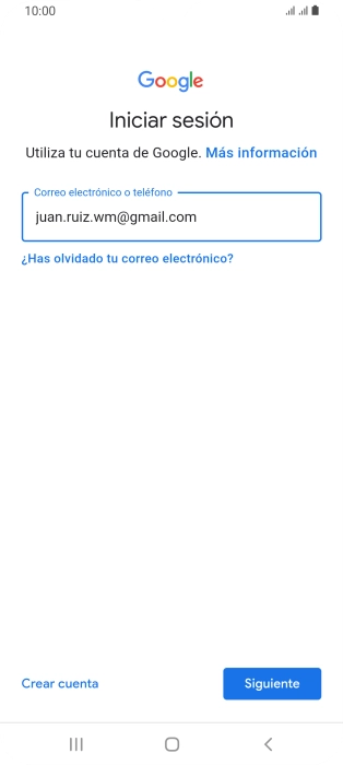 Pulsa Siguiente.