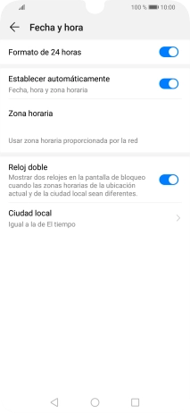 Pulsa la tecla de inicio para terminar y regresar a la pantalla de inicio.