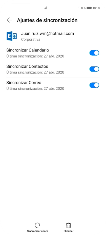 Desliza el dedo hacia arriba desde la parte inferior de la pantalla para terminar y volver a la pantalla de inicio.
