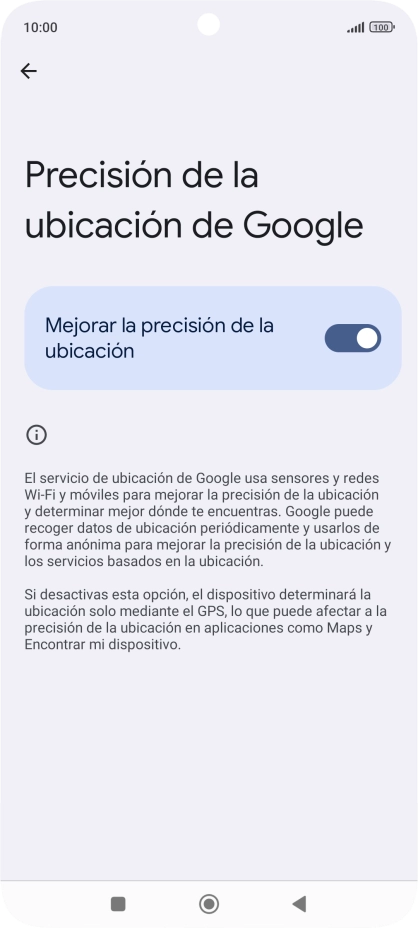 Si pulsas el indicador junto a 