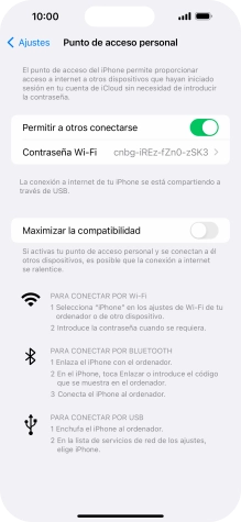 Desliza el dedo hacia arriba desde la parte inferior de la pantalla para terminar y volver a la pantalla de inicio.