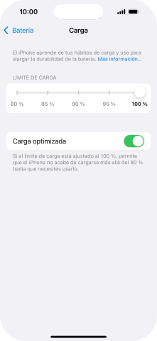 Pulsa el indicador junto a 