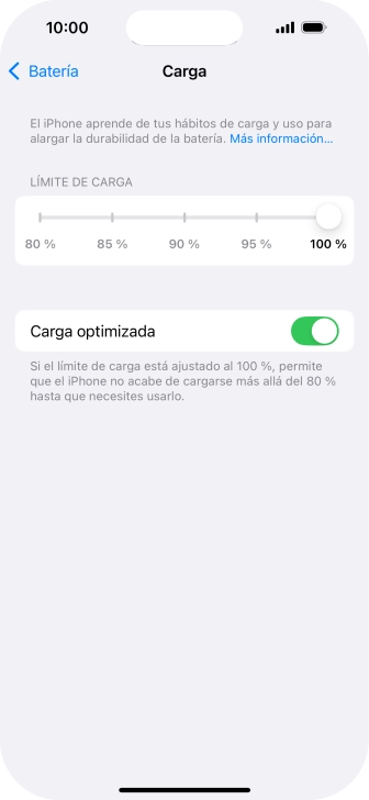 Pulsa el indicador junto a 