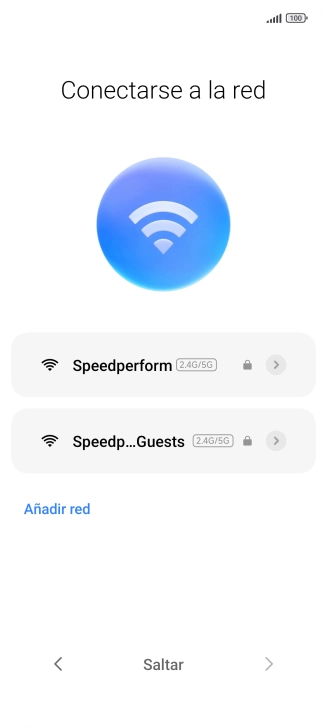 Pulsa la red wifi deseada.