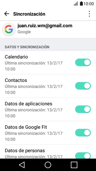 Pulsa la tecla de inicio para terminar y regresar a la pantalla de inicio.