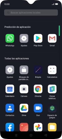 Pulsa Contactos.