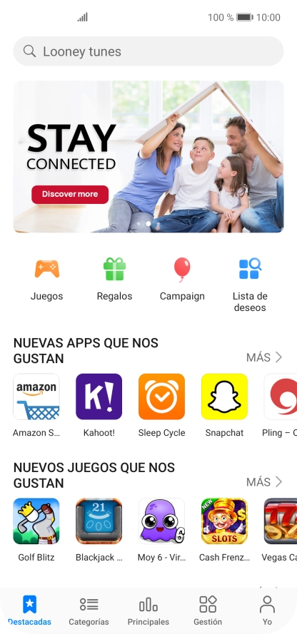 Pulsa Gestión.