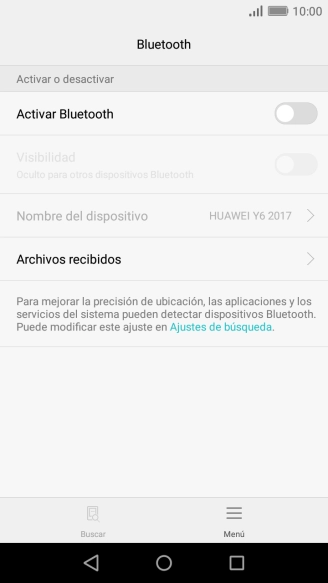 Pulsa el indicador junto a 