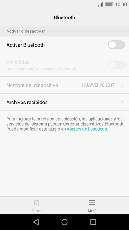 Pulsa el indicador junto a 