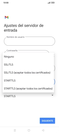 Pulsa SSL/TLS.