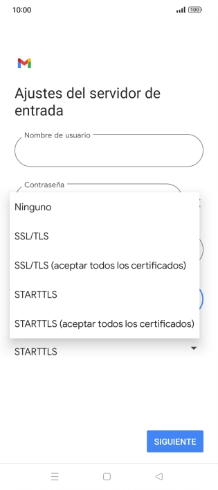 Pulsa SSL/TLS.