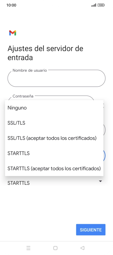 Pulsa SSL/TLS.