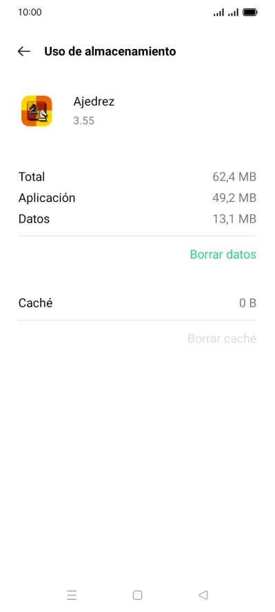 Pulsa la tecla de inicio para terminar y regresar a la pantalla de inicio.