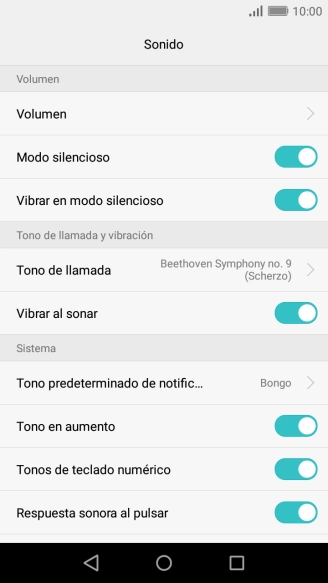 Pulsa la tecla de inicio para terminar y regresar a la pantalla de inicio.