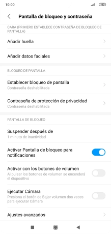 Pulsa la tecla de inicio para terminar y regresar a la pantalla de inicio.