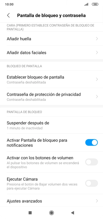 Pulsa la tecla de inicio para terminar y regresar a la pantalla de inicio.