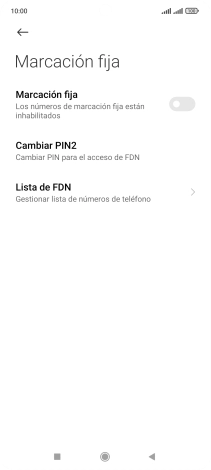 Pulsa el indicador junto a 