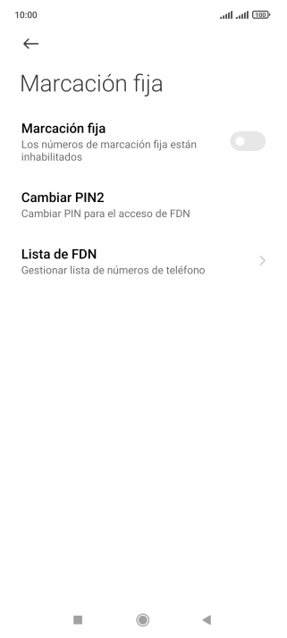 Pulsa el indicador junto a 