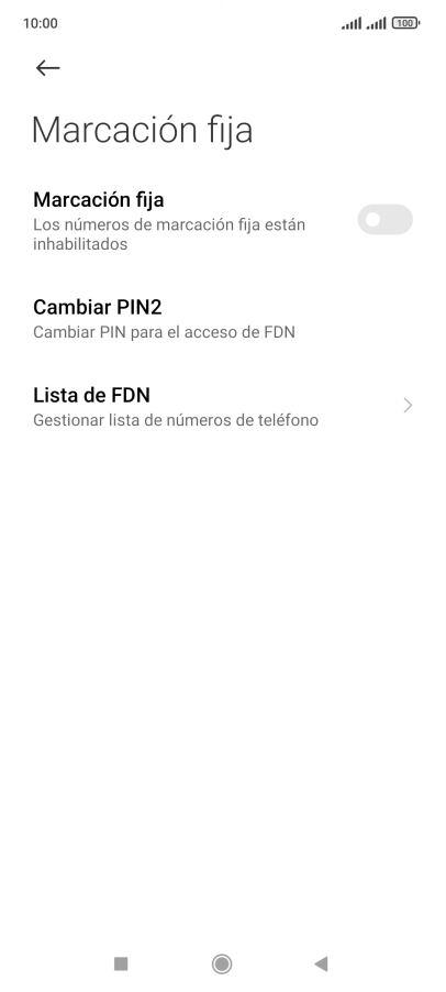Pulsa el indicador junto a 