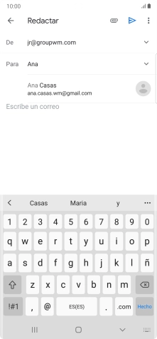 Pulsa el contacto deseado.