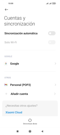 Pulsa el indicador junto a 