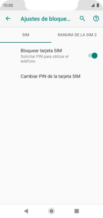 Pulsa el indicador junto a 