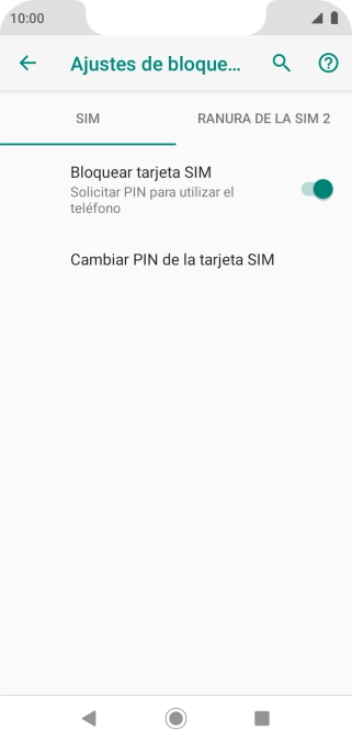 Pulsa el indicador junto a 