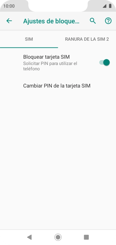 Pulsa el indicador junto a 