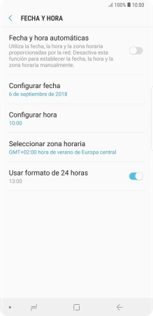 Pulsa el indicador junto a 