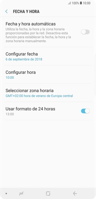 Pulsa el indicador junto a 