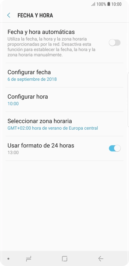 Pulsa el indicador junto a 