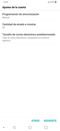 Pulsa Programación de sincronización.