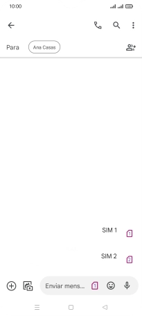 Pulsa la tarjeta SIM deseada.