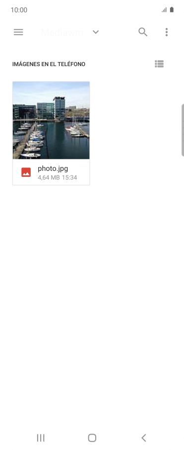 Pulsa el archivo deseado.