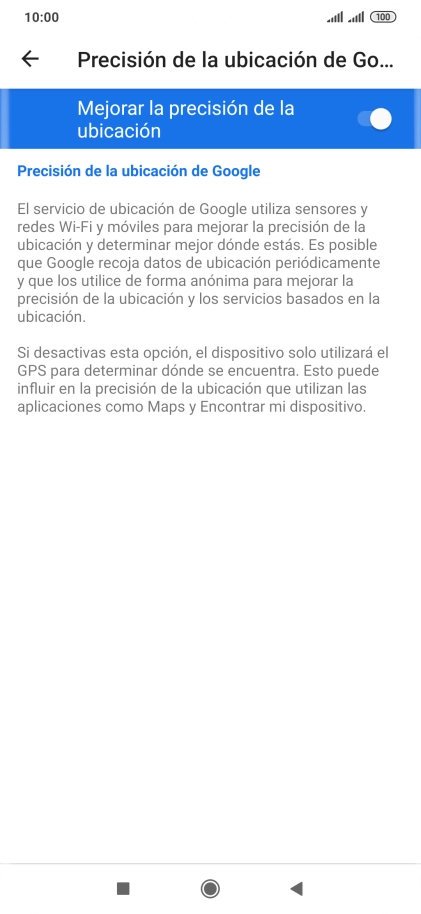 Si pulsas el indicador junto a 