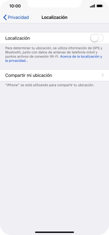 Pulsa el indicador junto a 