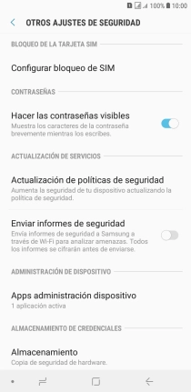 Pulsa Configurar bloqueo de SIM.