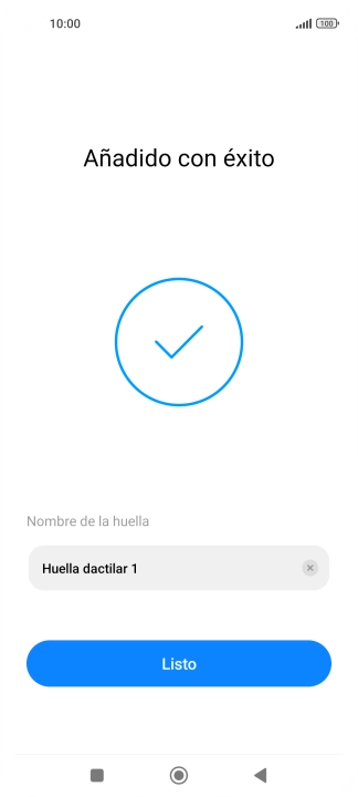 Pulsa Listo.