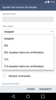 Pulsa Apagado.