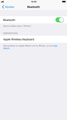 Pulsa el dispositivo Bluetooth deseado y sigue las indicaciones de la pantalla para vincular el dispositivo al teléfono.