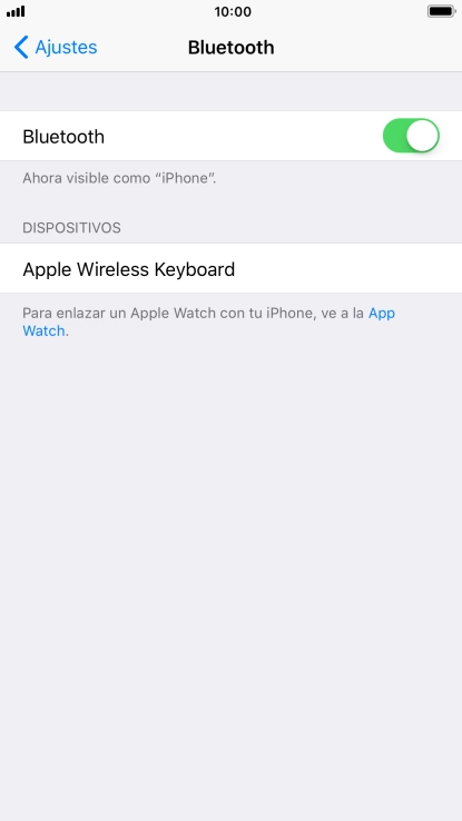 Pulsa el dispositivo Bluetooth deseado y sigue las indicaciones de la pantalla para vincular el dispositivo al teléfono.