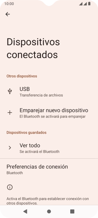 Pulsa Emparejar nuevo dispositivo.